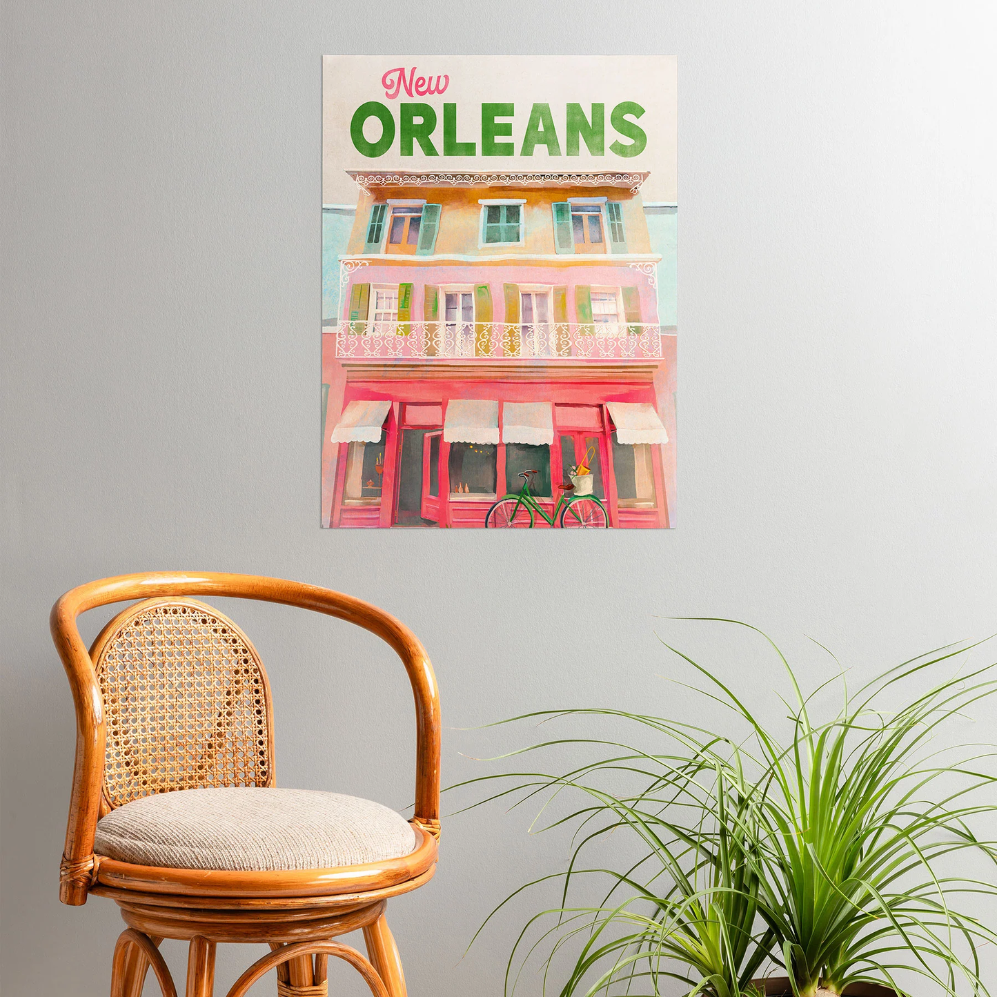 New Orleans French Quarter Poster Art