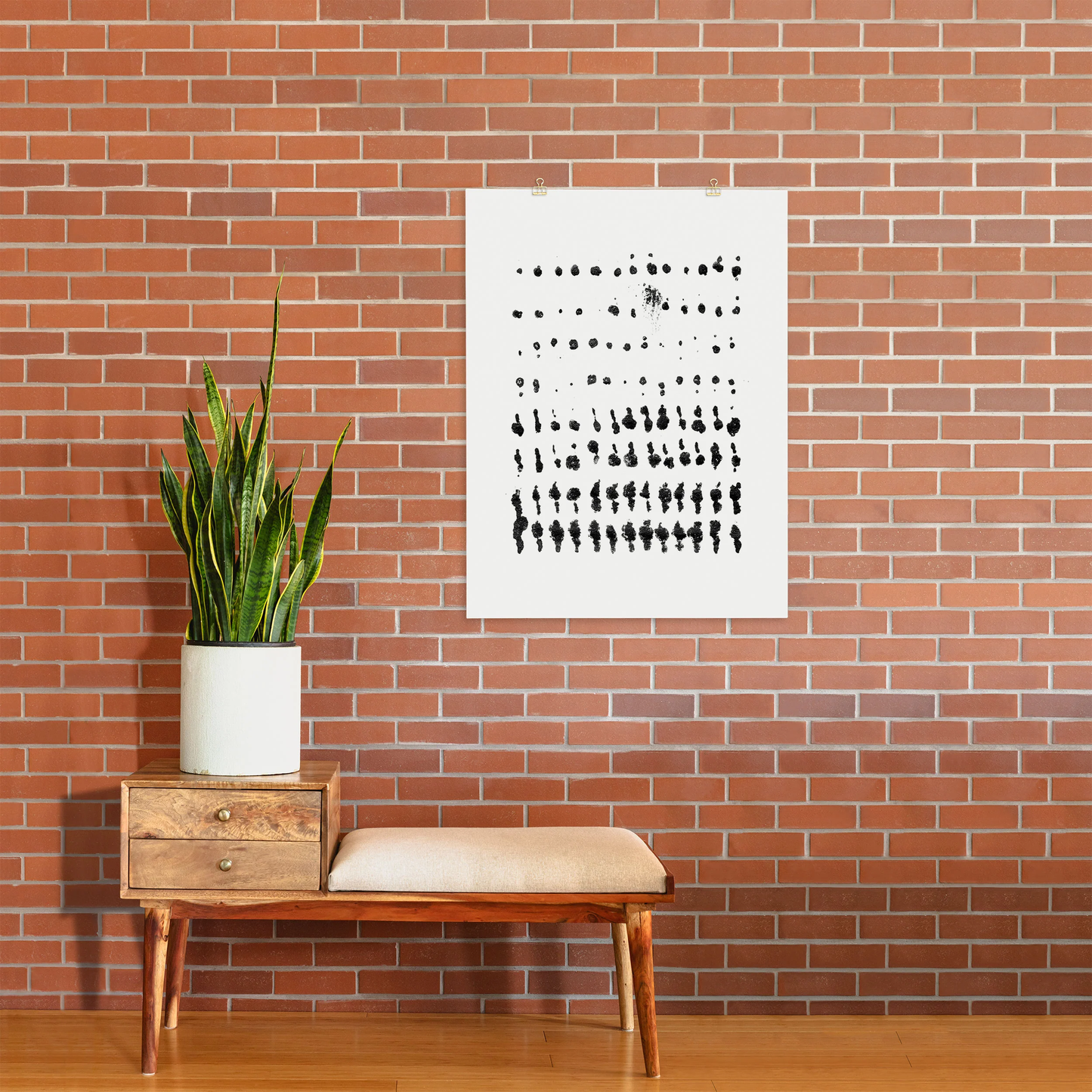 Modern Dots Art Print