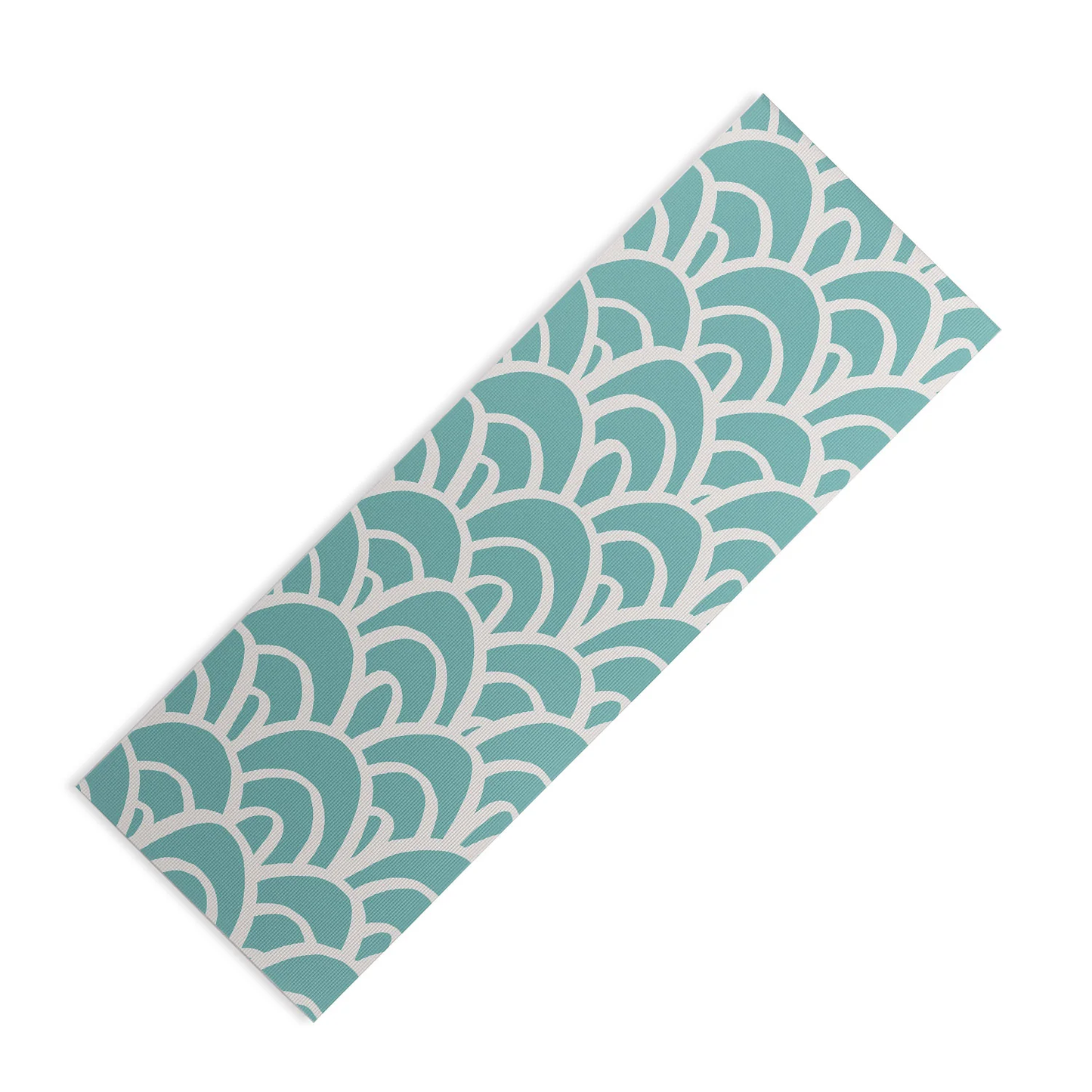 Wave Teal Yoga Mat