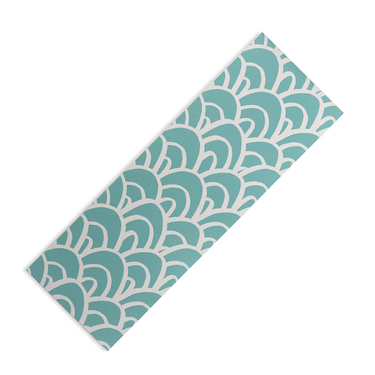Wave Teal Yoga Mat