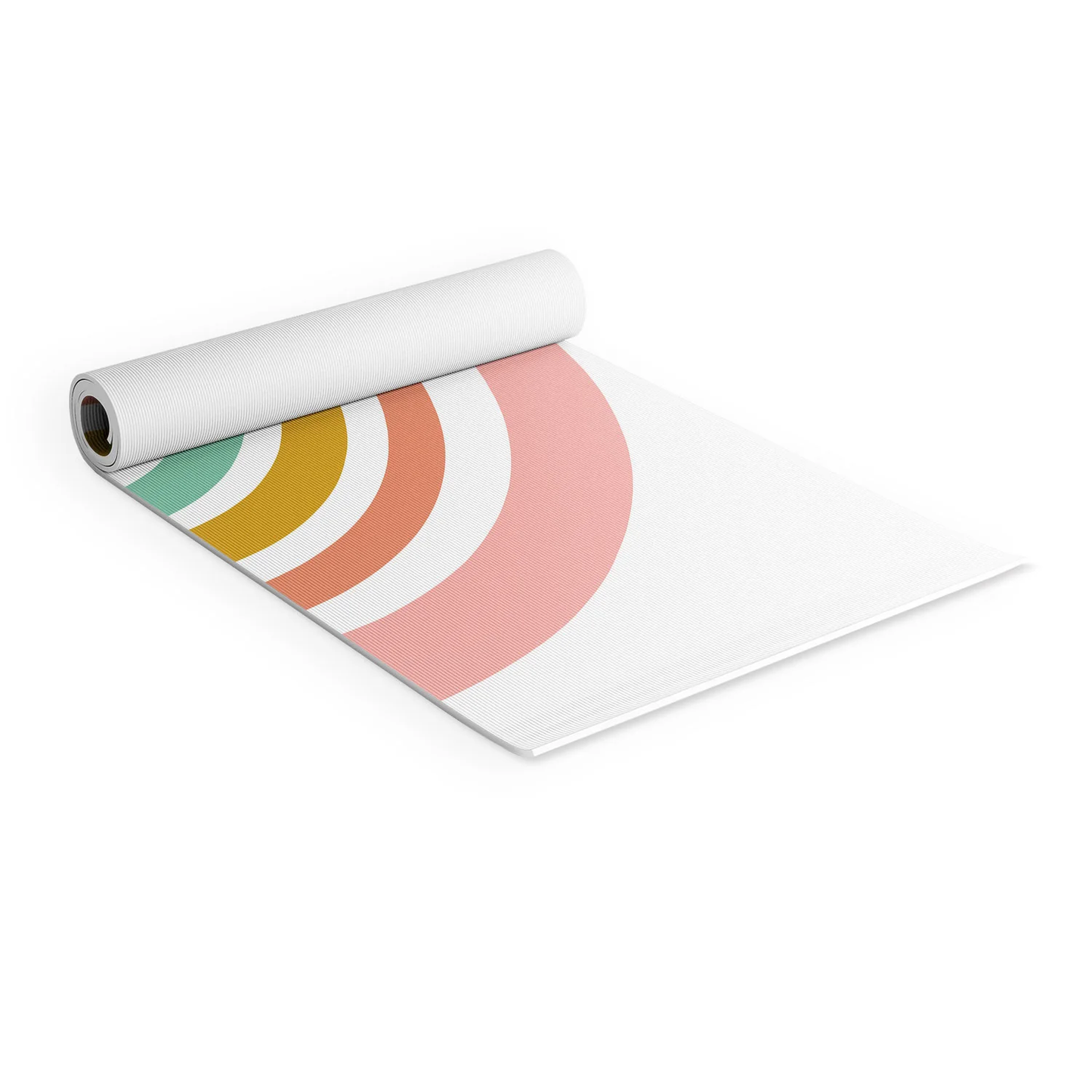Pastel Rainbow Yoga Mat
