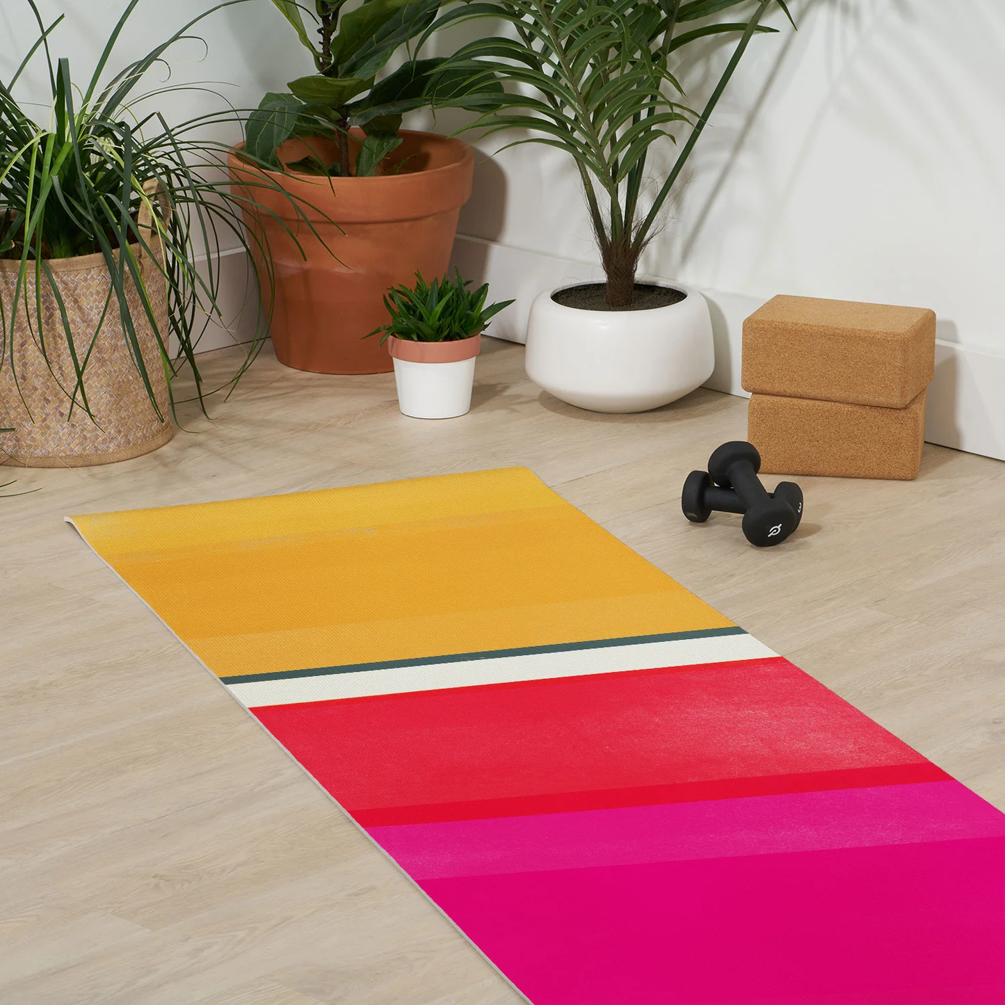 Stripe Study Yoga Mat