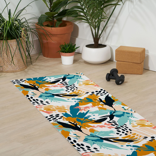 Botanical Brushstrokes Yoga Mat