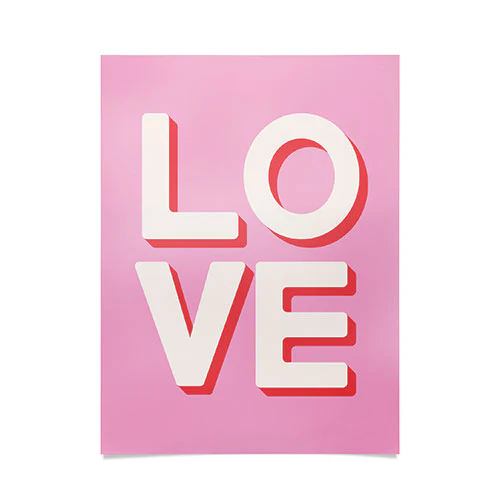 Love Pink Poster Art