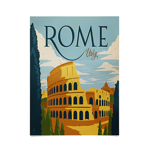 Rome Poster Art