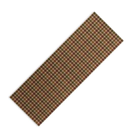 Cozy Vintage Plaid Yoga Mat