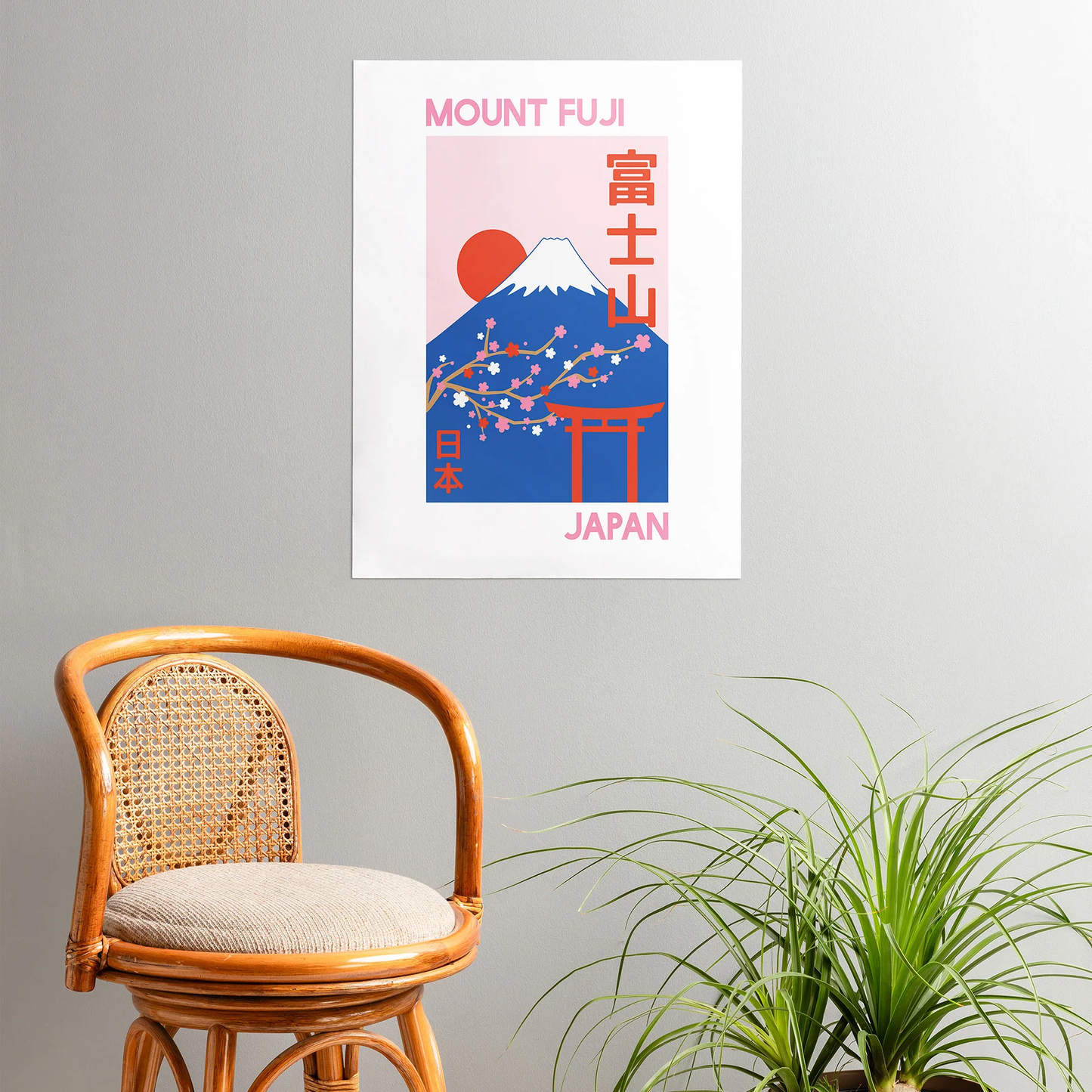 Mount Fuji Poster Art