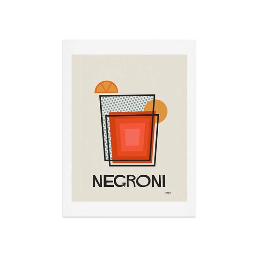 Negroni Art Print