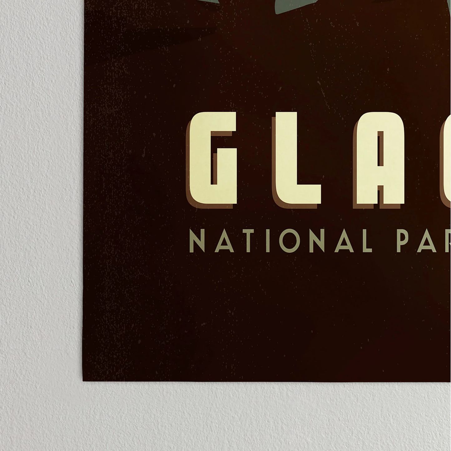 Glacier National Park Poster Art