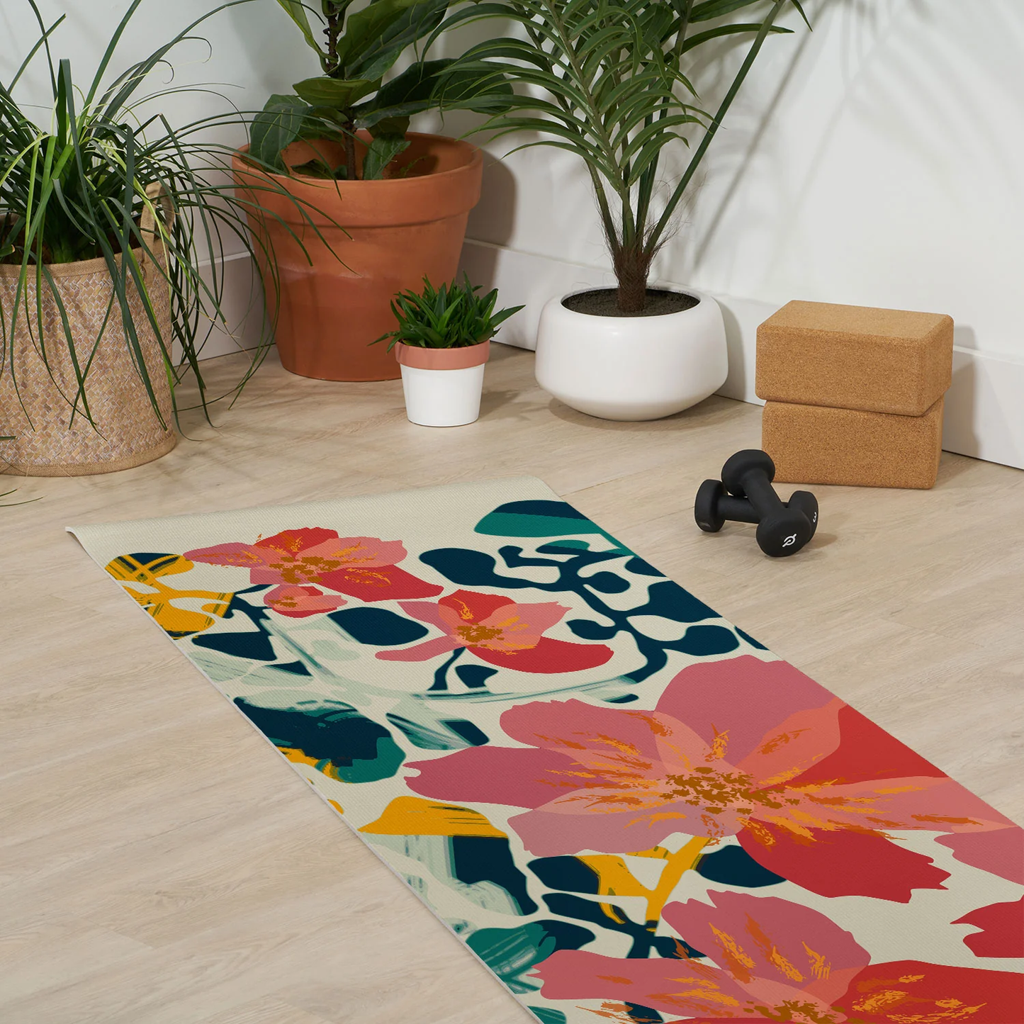 Colorful Orchid Yoga Mat