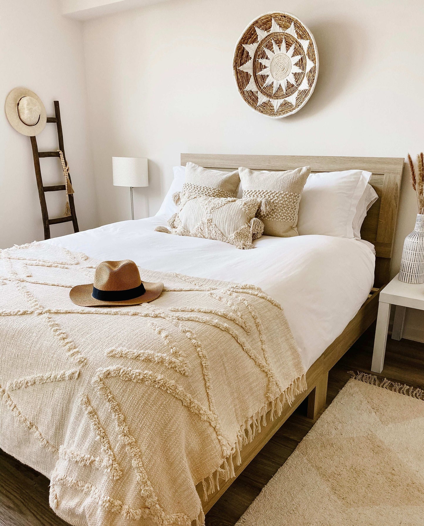 Maya Throw Blanket – Lightweight Neutral Everyday Throw Blanket