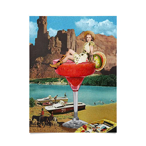 Cowgirl Cocktail Poster Art