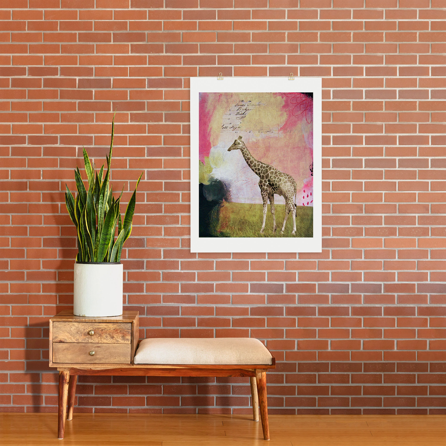 Giraffe Art Print