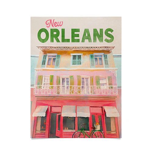 New Orleans French Quarter Poster Art