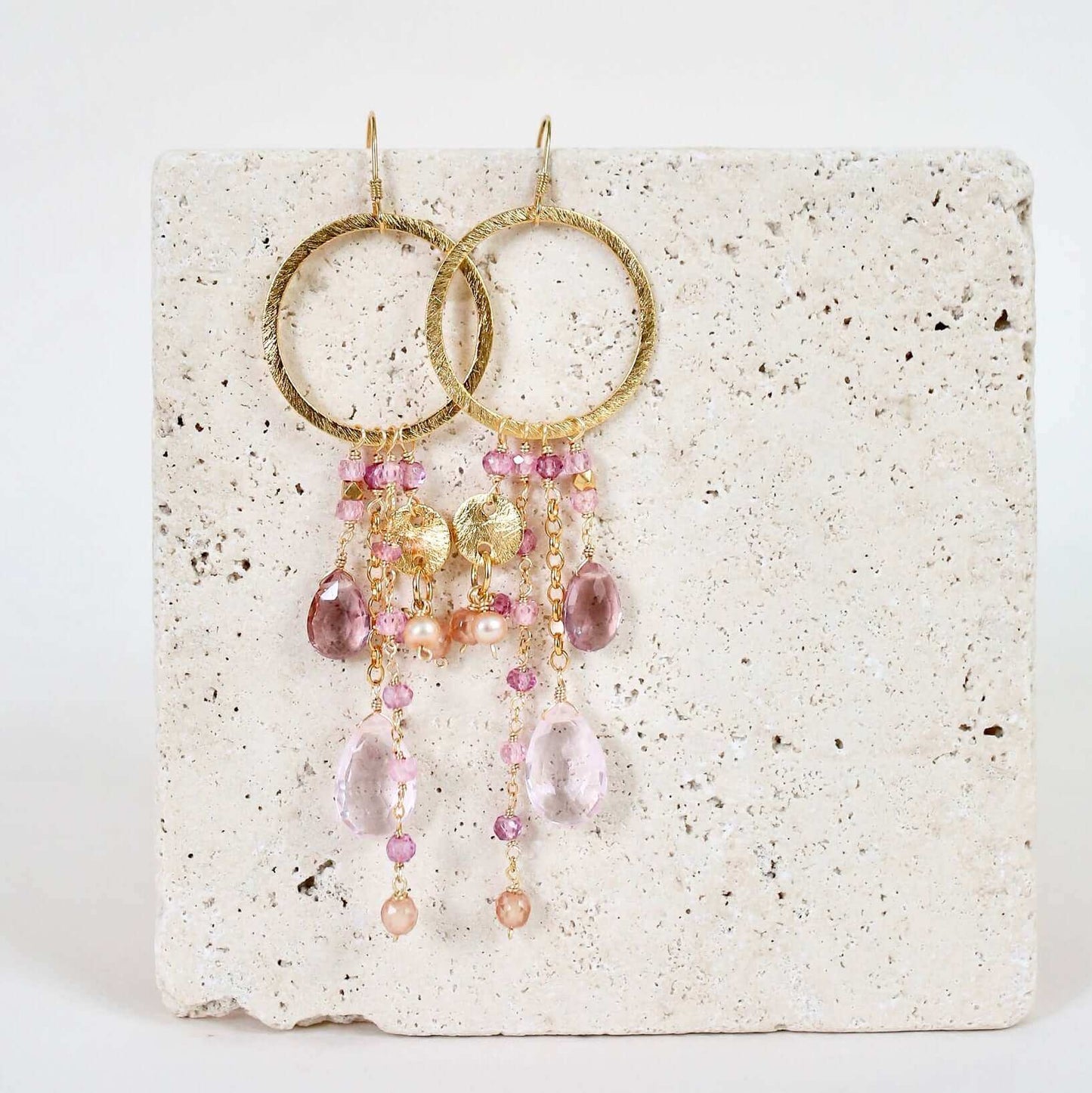 Iolite & Aquamarine Ammil Earrings