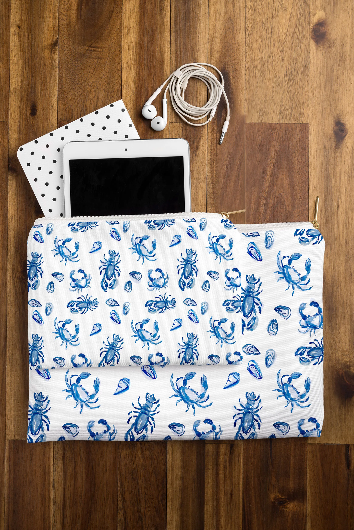 Sea Life Zippered Pouch