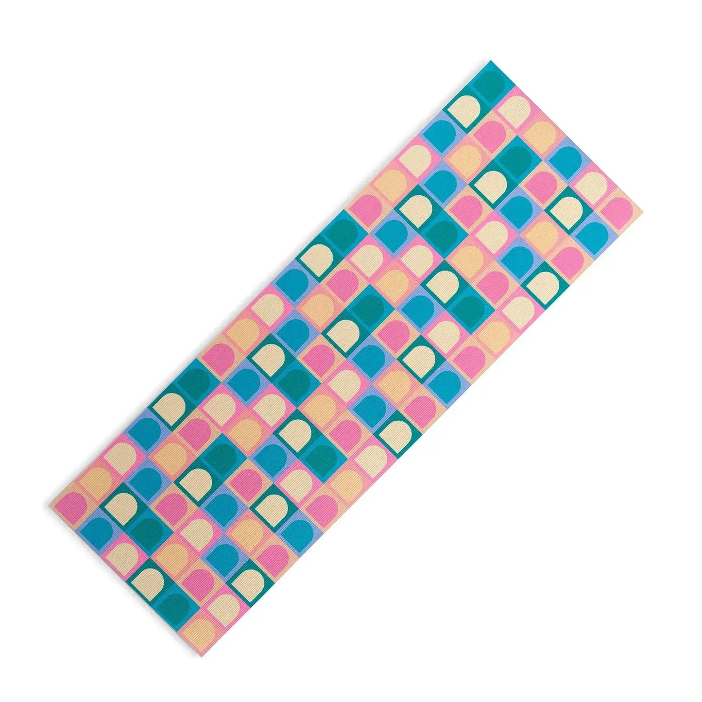 Checker Arches Pastel Yoga Mat