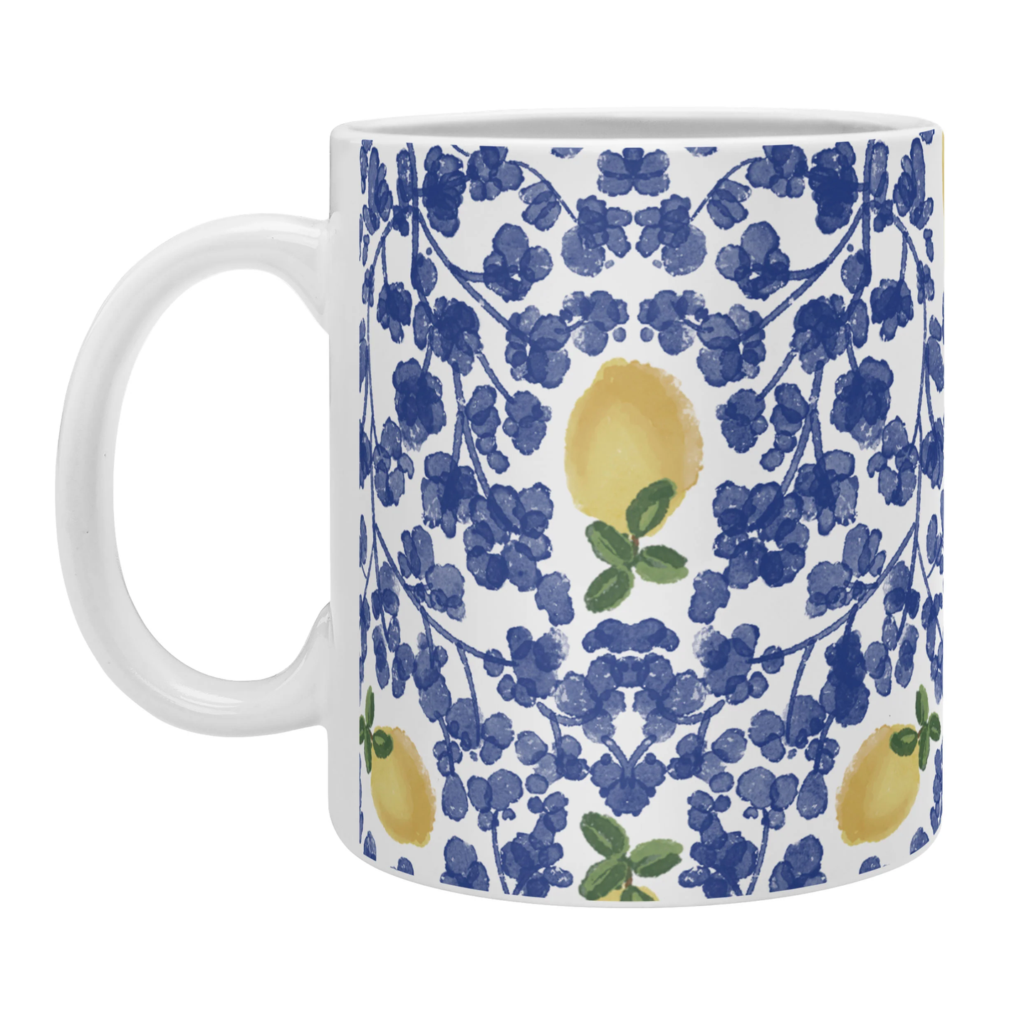 Chinoiserie Lemon Coffee Mug