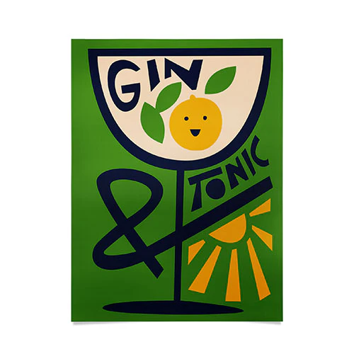 Gin Tonic Poster Art