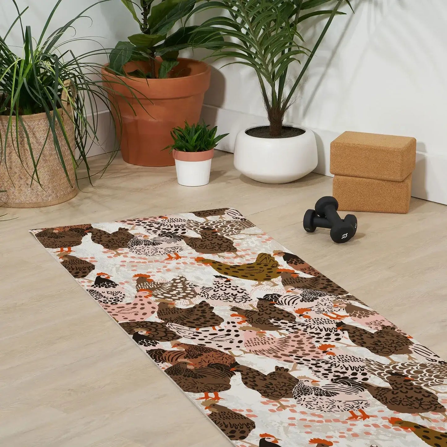 Favorite Chickens Yoga Mat