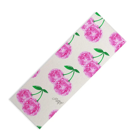 Disco Ball Cherries Yoga Mat