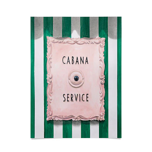 Press For Cabana Service Poster Art