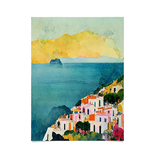 Positano View Poster Art