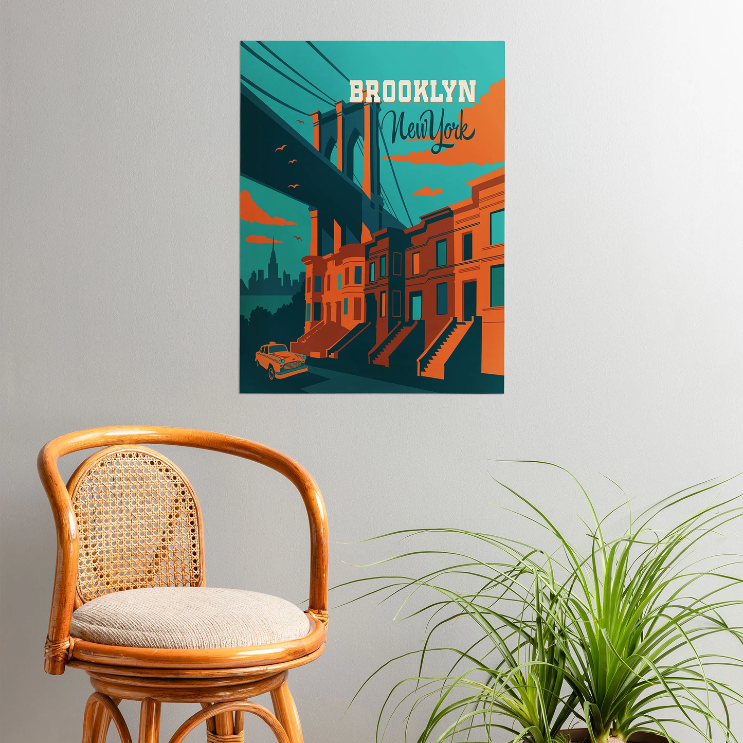 NYC Brooklyn Poster Art