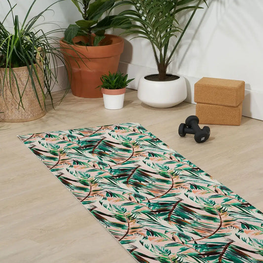 Tropical Leaf Desert Yoga Mat