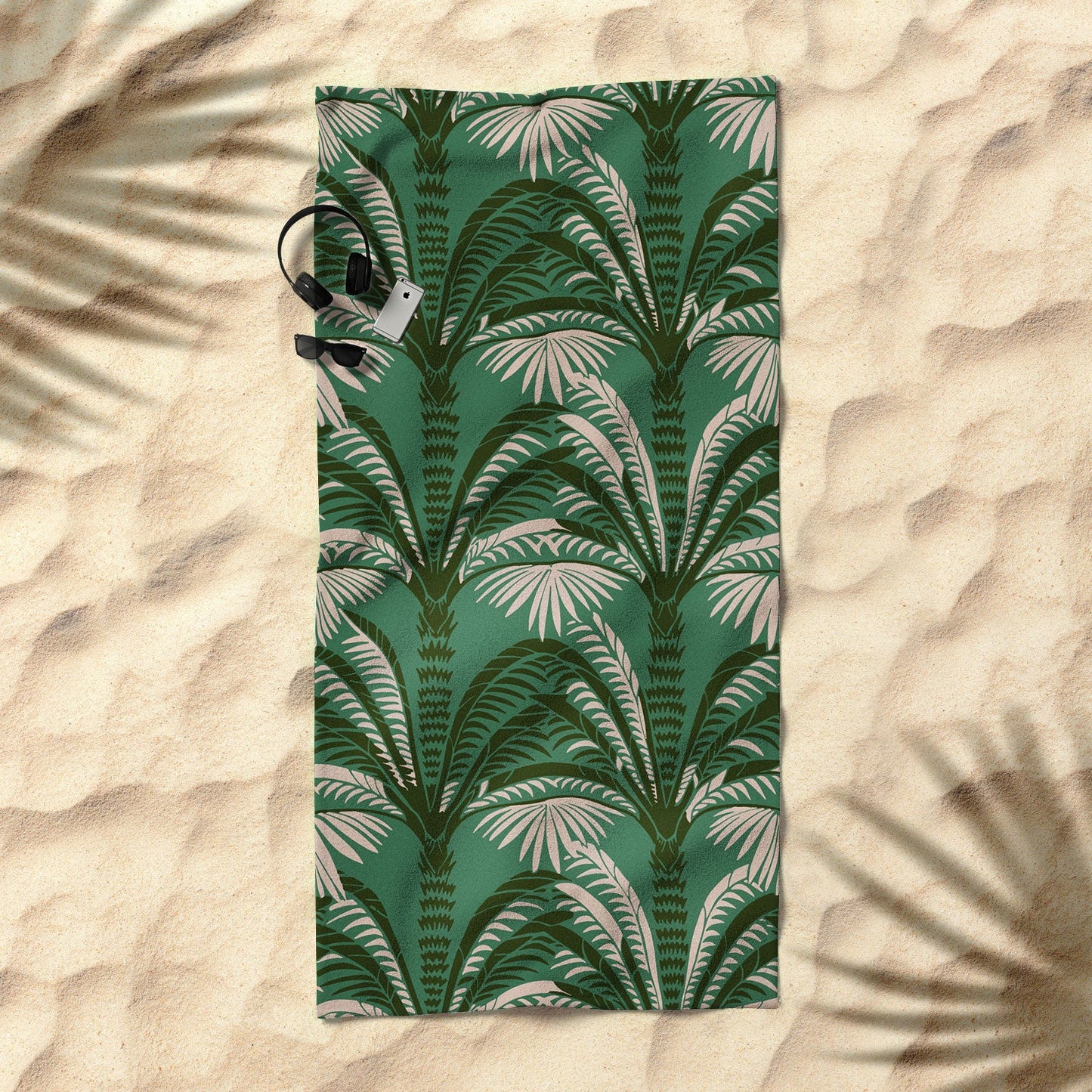 Oasis Jade Beach Towel