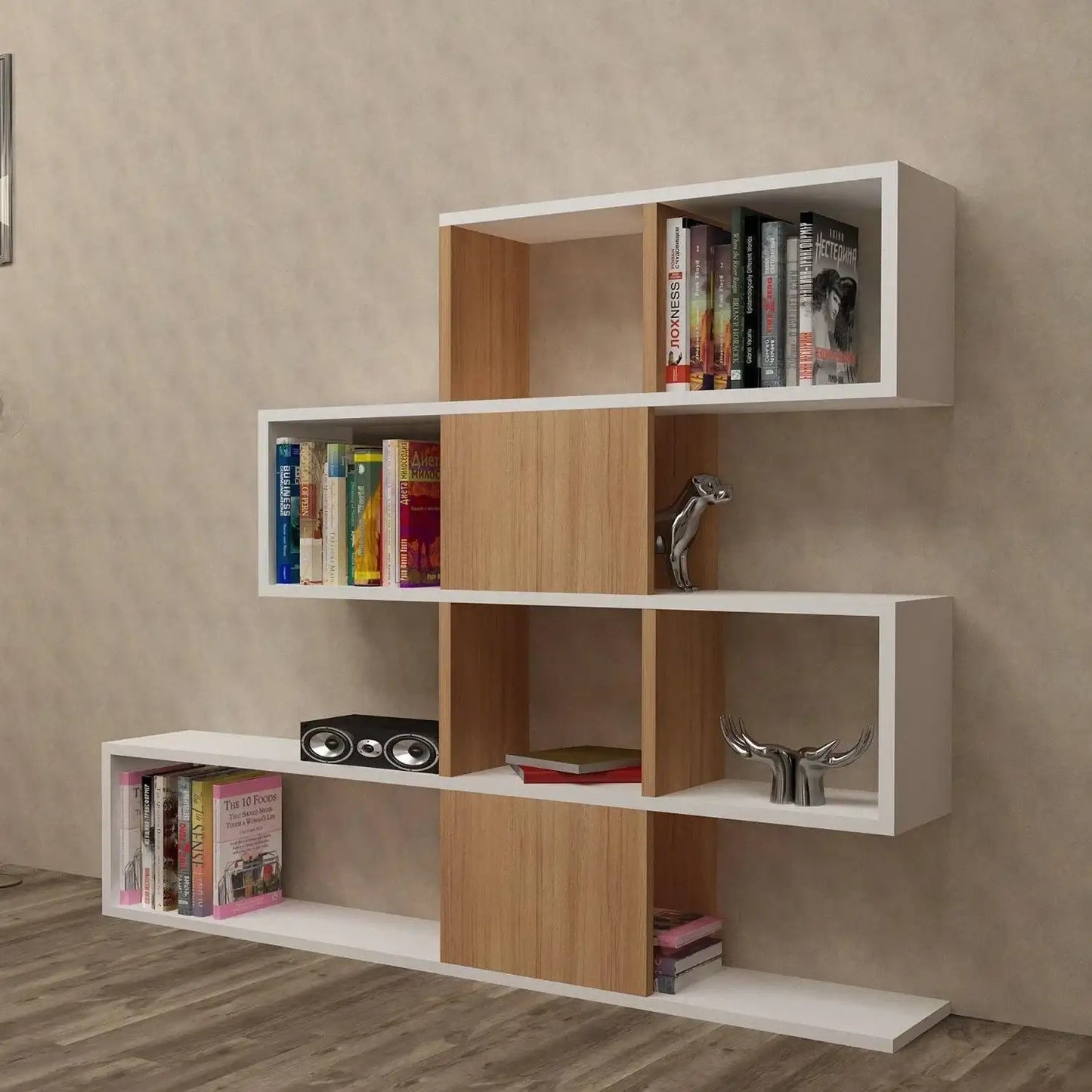 Karlin 43" Tall Accent Bookcase
