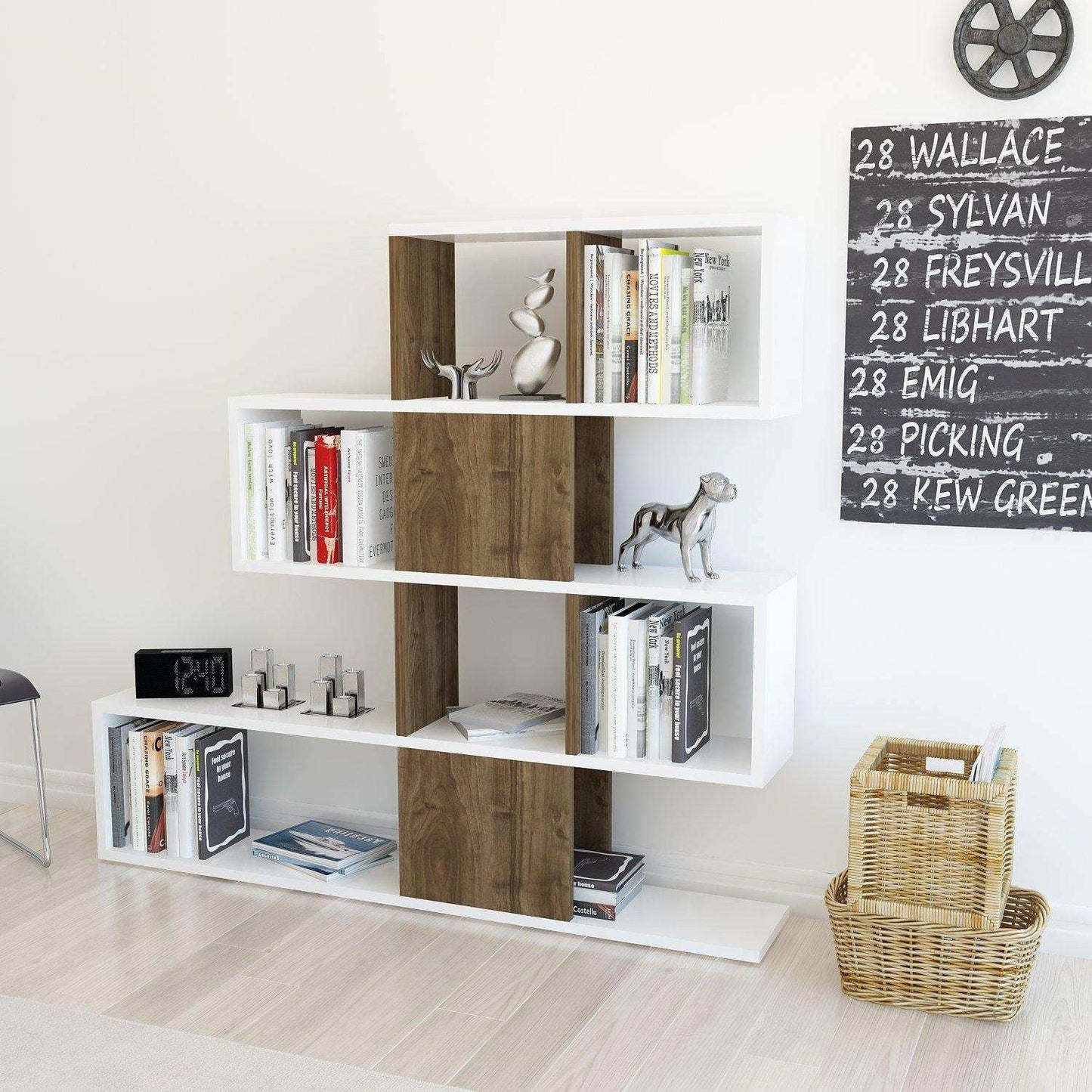 Karlin 43" Tall Accent Bookcase