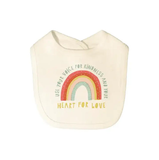 graphic bib | kindness rainbow