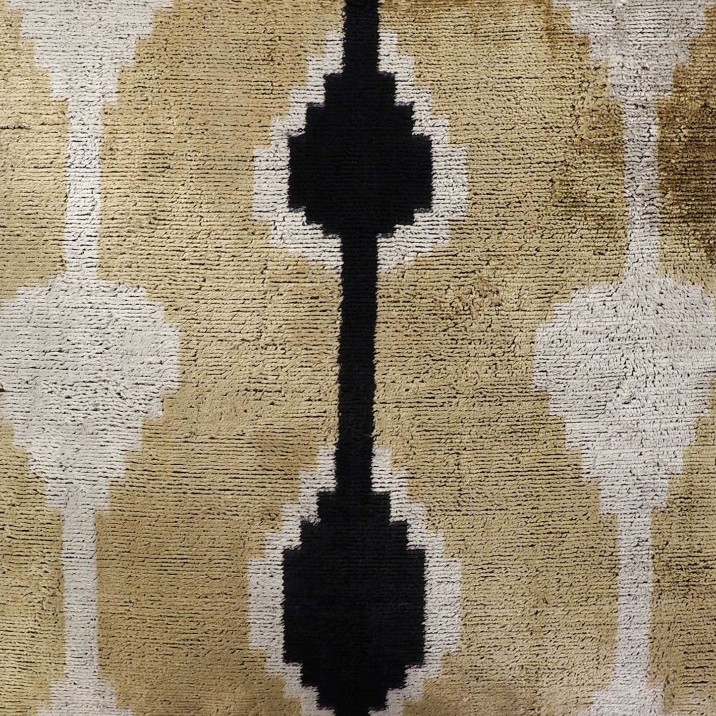 Kisses Silk Velvet Ikat Throw Pillow Cover 20 X 20
