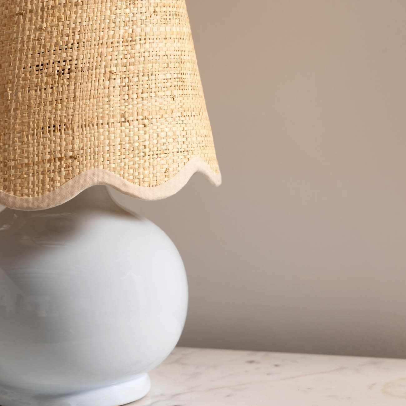 Tocae Blue Solid Ceramic Table Lamp
