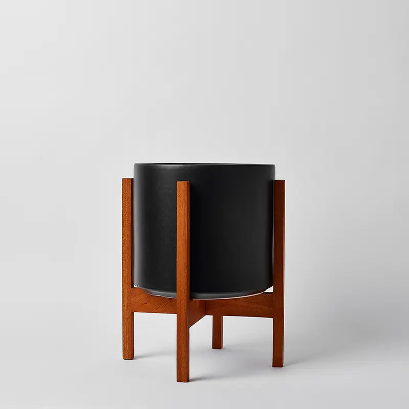 Solid Goods Ceramic Cylinder– With or Without Mahogany Stand