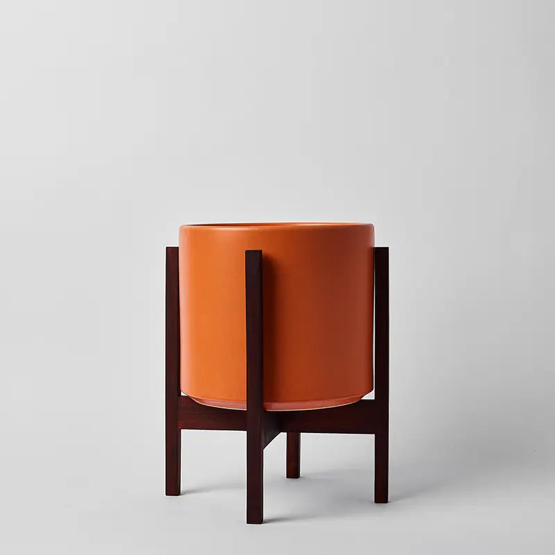 Solid Goods Ceramic Cylinder– With or Without Mahogany Stand