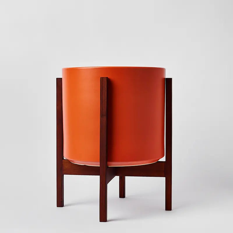 Solid Goods Ceramic Cylinder– With or Without Mahogany Stand