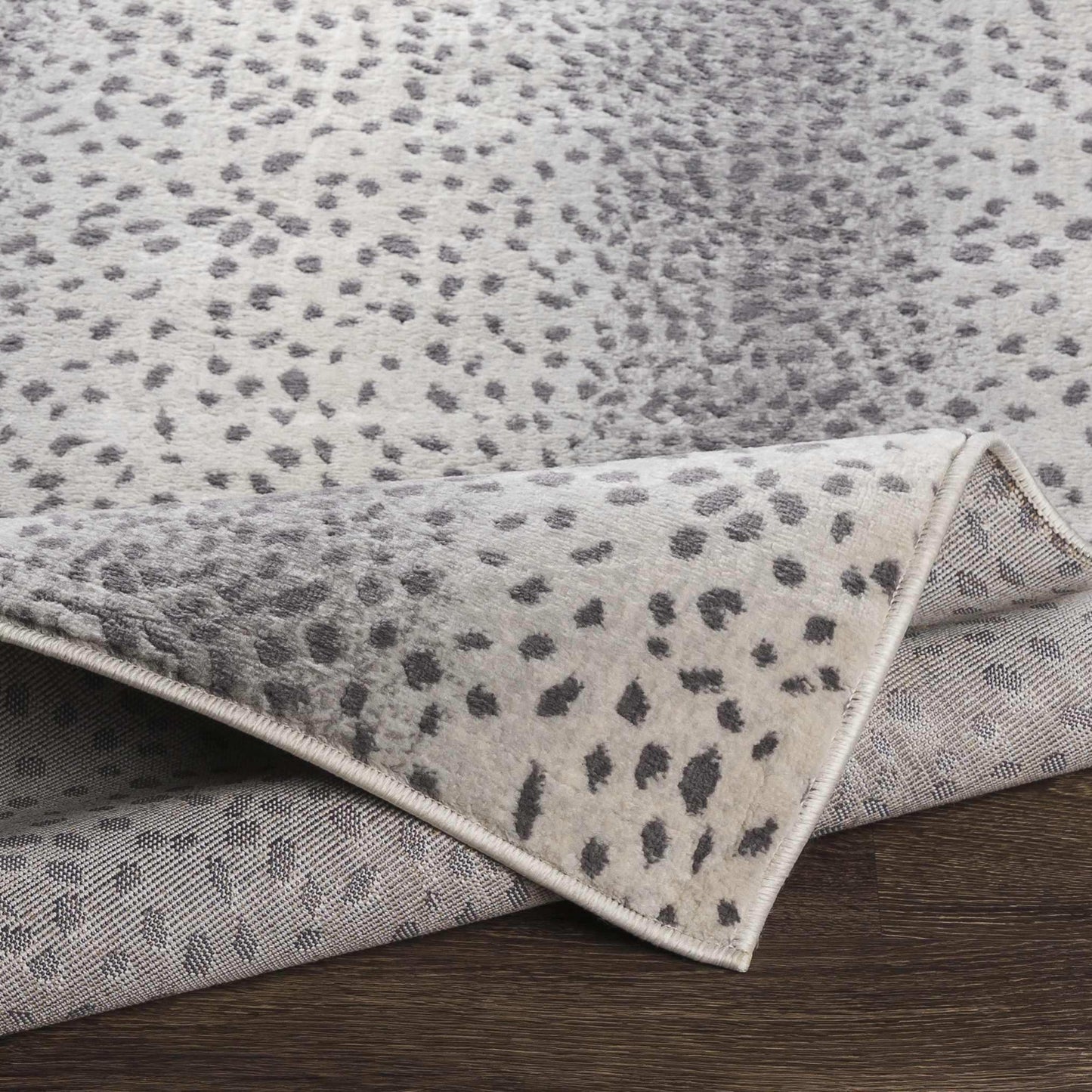 Pointblank Gray Antelope Print Rug