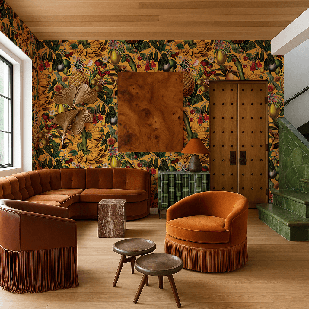 Juicy Fruit Wallpaper, goldenrod