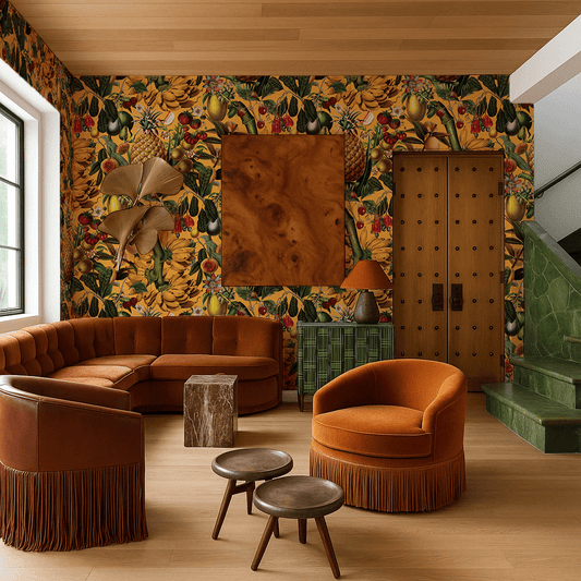 Juicy Fruit Wallpaper, goldenrod