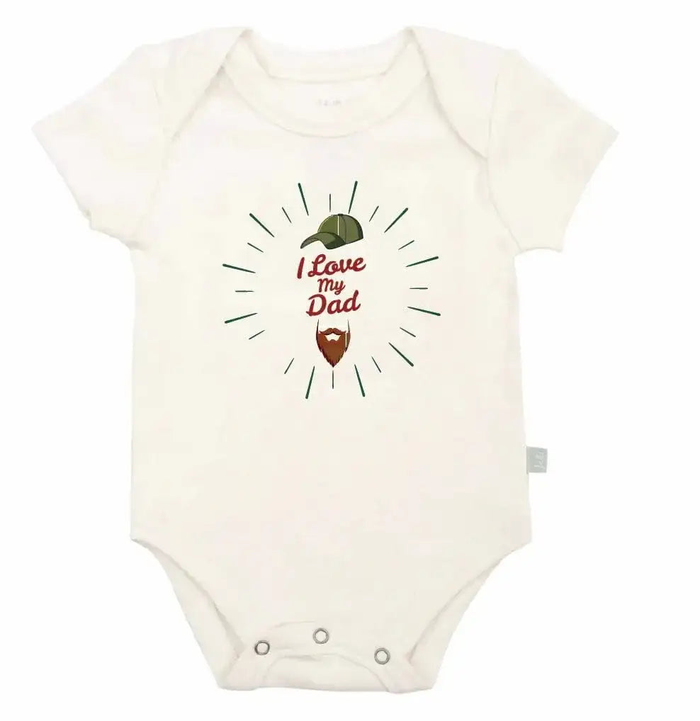 graphic bodysuit | love dad beard