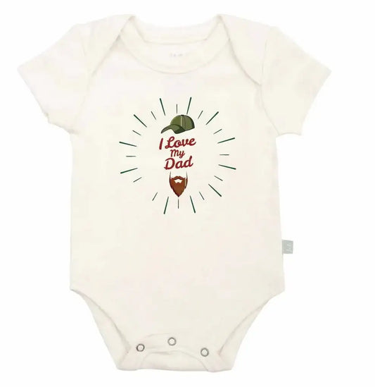 graphic bodysuit | love dad beard