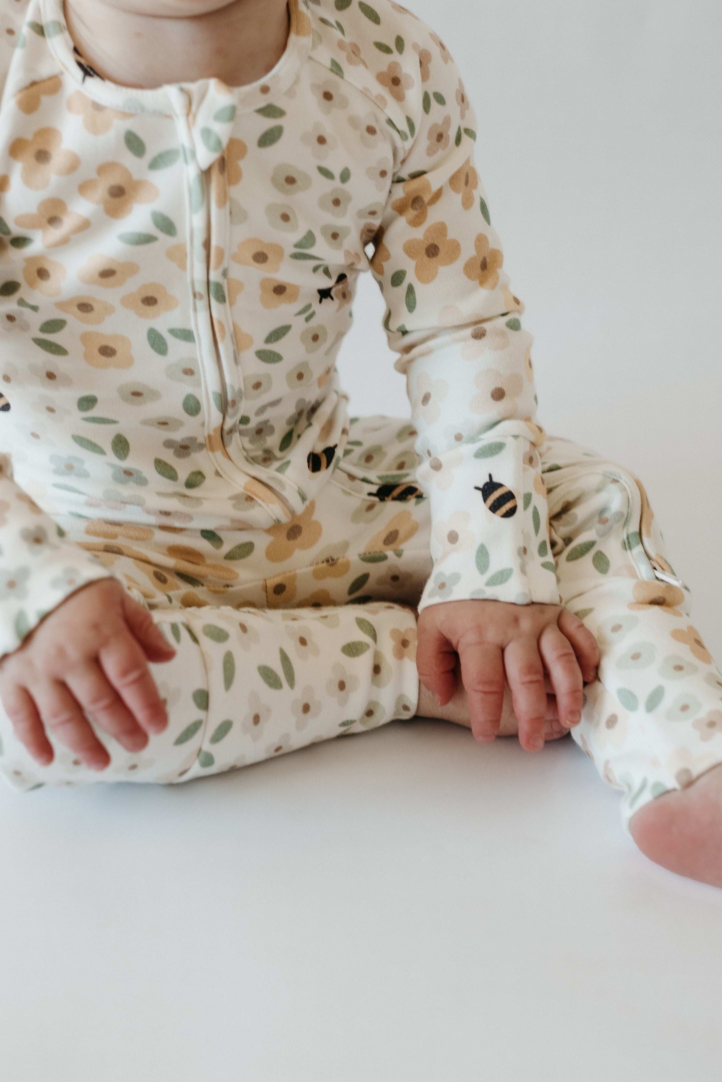 Peek-a-Boo Baby Sleeper Honey Bees