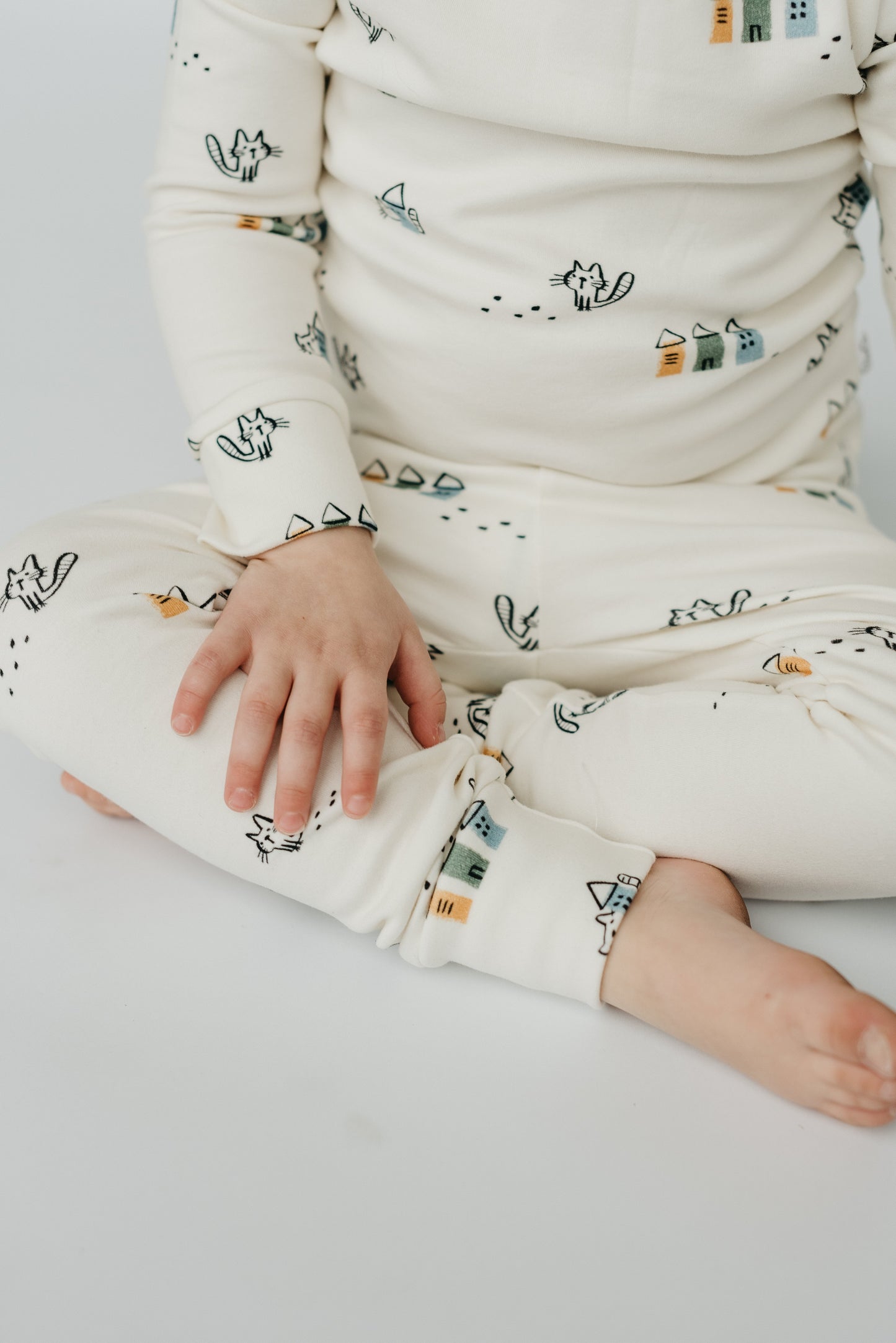 Peek-a-Boo Baby Sleeper Meow Construction