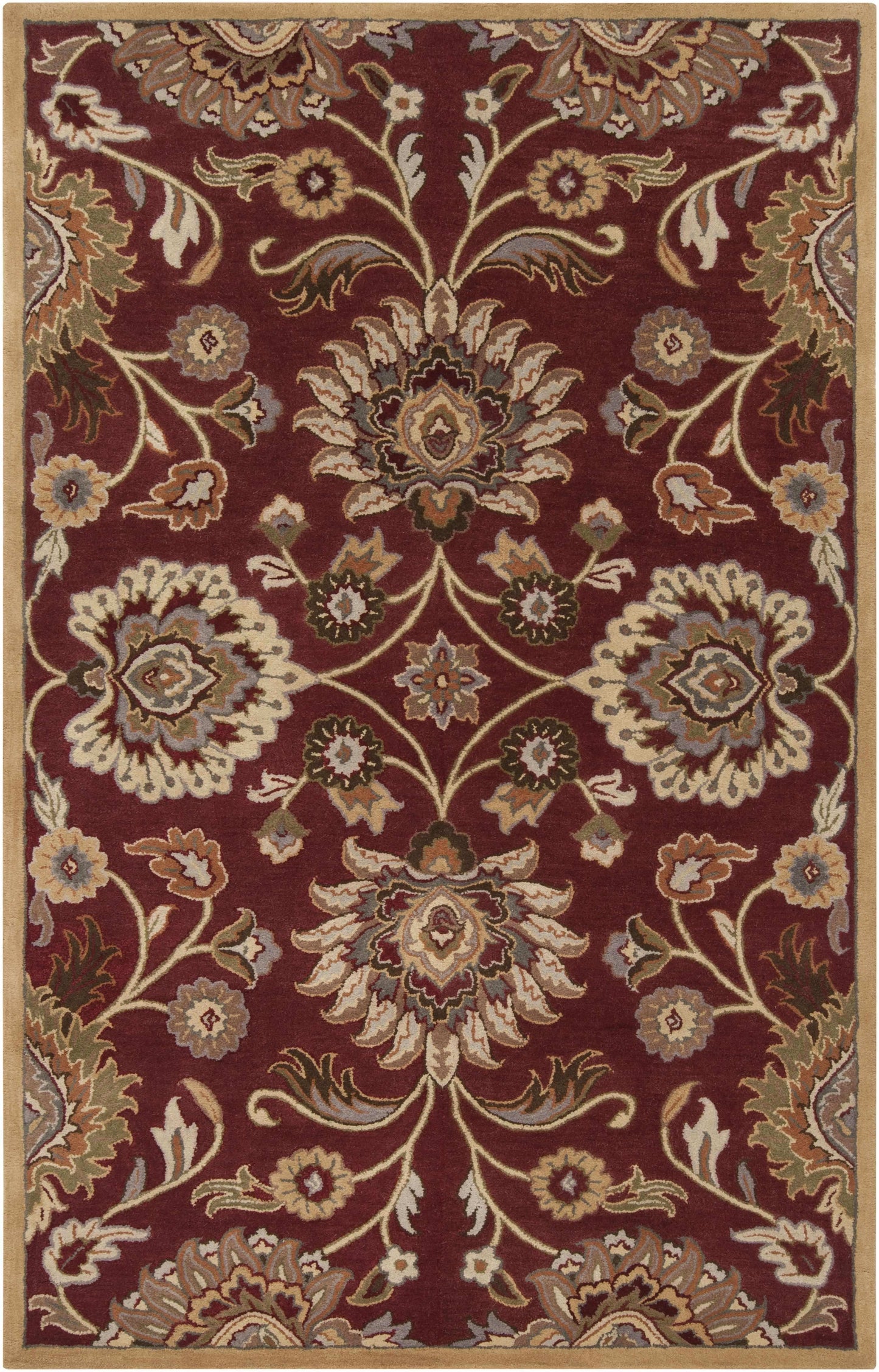 Conesus Red 1061 Hand Tufted Wool Rug