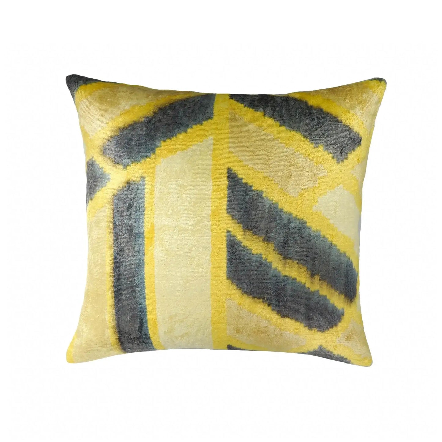 Mohawk Silk Velvet Ikat Throw Pillow Cover 20 X 20