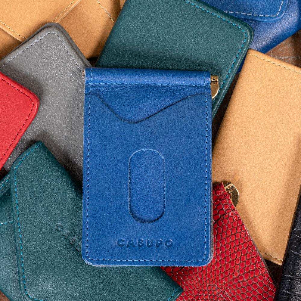 Money Clip Wallet - Cobalt