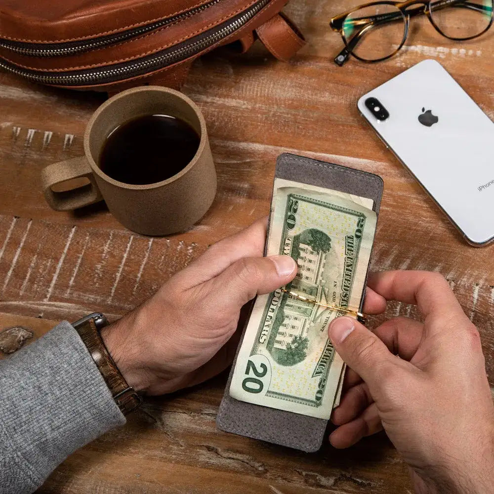 Money Clip Wallet - Black