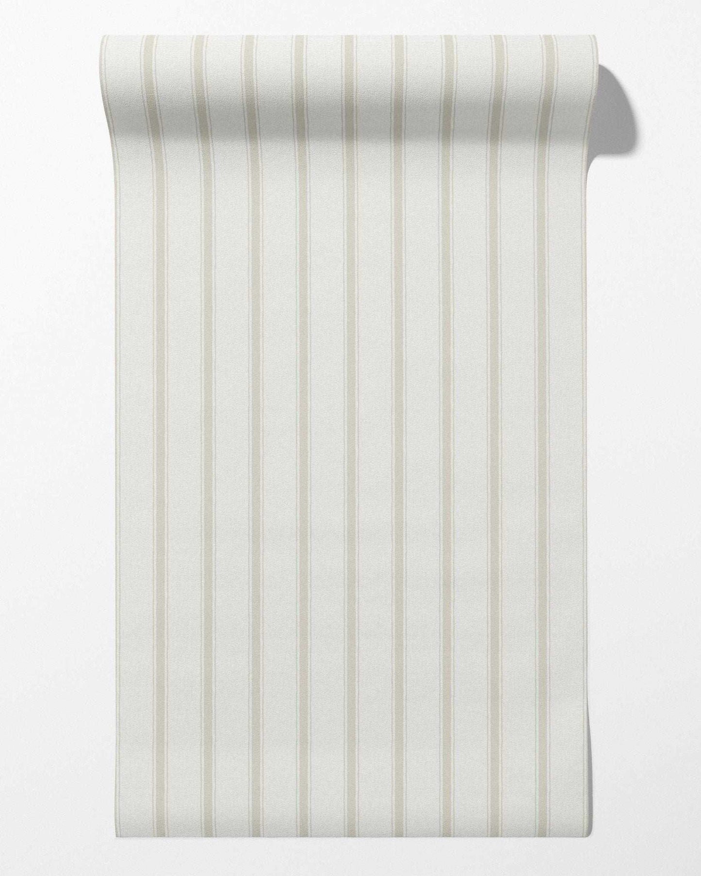 Moulding Line Wallpaper in Pale Cream